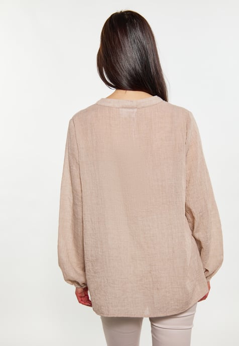 usha Bluse Damen Beige - Image 4