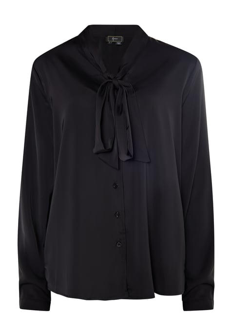 Faina Schluppenbluse Damen schwarz - Image 1