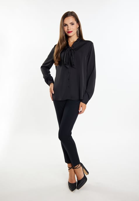 Faina Schluppenbluse Damen schwarz - Image 2