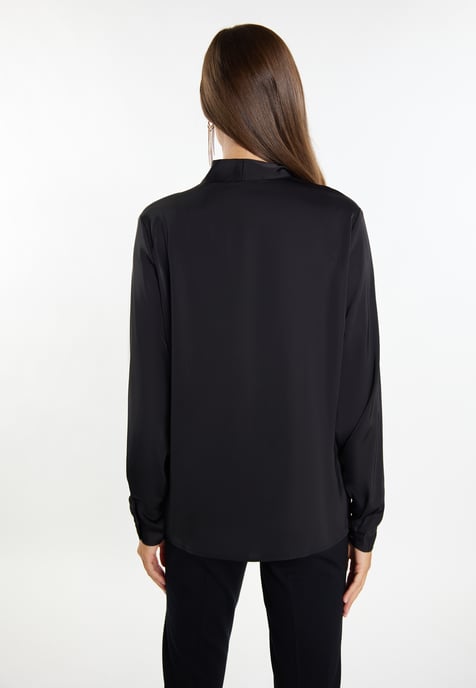 Faina Schluppenbluse Damen schwarz - Image 4