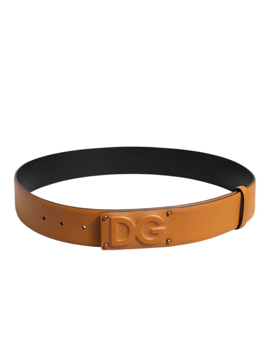 Lederbelt mit Prägung des Logos - Image 3