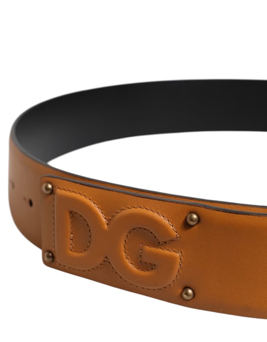 Lederbelt mit Prägung des Logos - Image 4