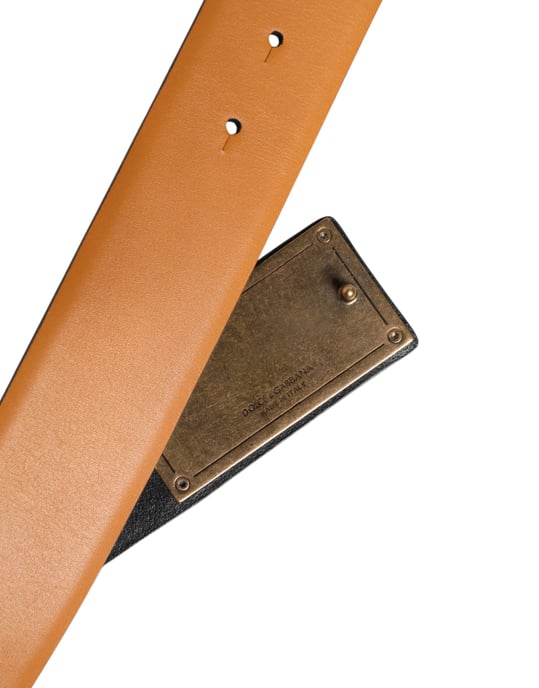Lederbelt mit Prägung des Logos - Image 6