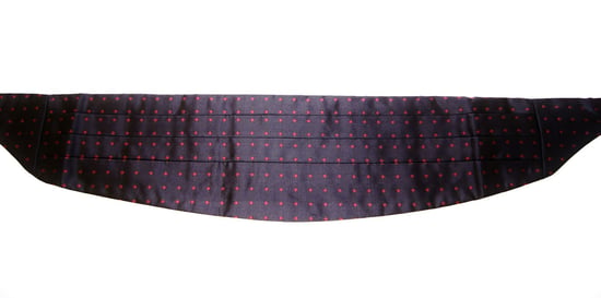 Dolce Gabbana Cummerbund Rote Pünktchen - Image 1