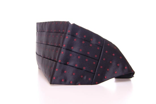 Dolce Gabbana Cummerbund Rote Pünktchen - Image 3