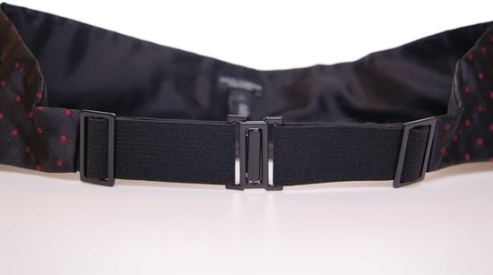 Dolce Gabbana Cummerbund Rote Pünktchen - Image 5