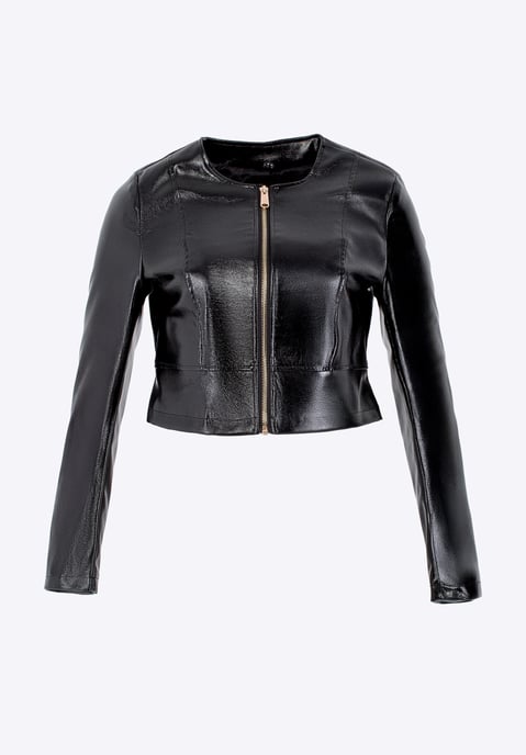 Wittchen Damen-Kurzjacke aus schwarzem Öko-Leder - Image 6