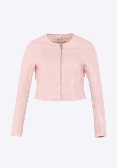 Wittchen Damen-Kurzjacke aus hellrosa Öko-Leder - Image 6