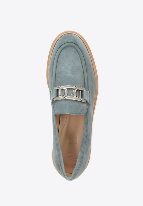 Wittchen Damen-Mokassins aus echtem Leder mit Schnalle, blau, Naturleder - Image 5