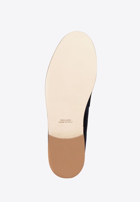 Wittchen Damen-Mokassins aus echtem Leder mit dezenter Schnalle, marineblau - Image 6
