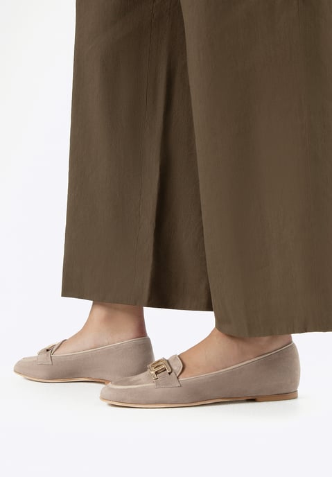 Wittchen Damen-Lederslipper, beige, Naturleder - Image 2
