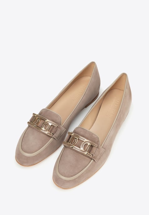 Wittchen Damen-Lederslipper, beige, Naturleder - Image 3