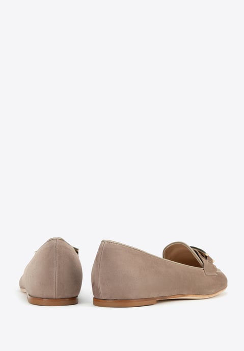 Wittchen Damen-Lederslipper, beige, Naturleder - Image 5