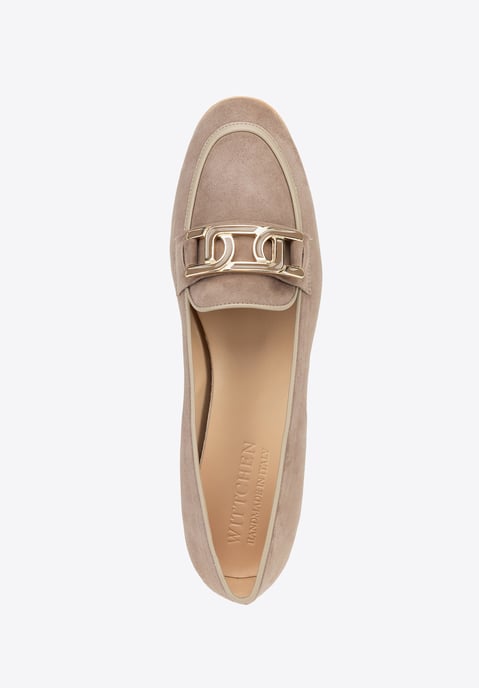 Wittchen Damen-Lederslipper, beige, Naturleder - Image 6