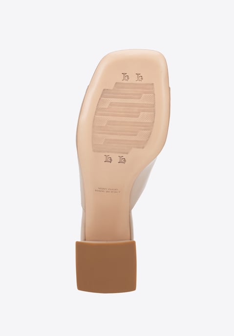Wittchen Damen-Pantoletten aus echtem Leder in Beige mit Blockabsatz - Image 6