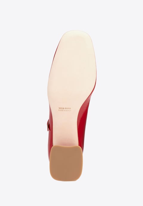 Wittchen Damen-Pumps aus rotem Leder mit Riemen - Image 6