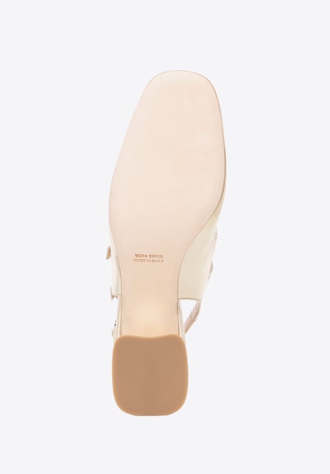 Wittchen Damen-Lederpumps mit Riemchen, Gold, Echtleder - Image 6