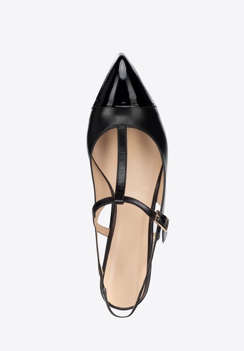 Wittchen Damen-Ballerinas aus echtem Leder mit spitzer Zehenpartie, schwarz - Image 5
