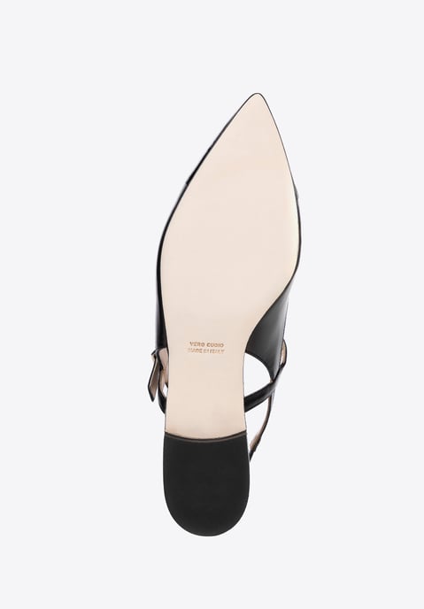 Wittchen Damen-Ballerinas aus echtem Leder mit spitzer Zehenpartie, schwarz - Image 6