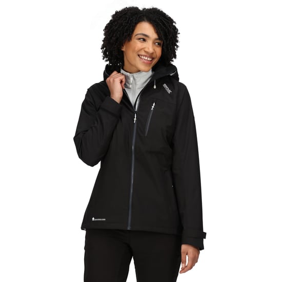Regatta Womens/Ladies Britedale Wasserdichte Jacke (Schwarz) - Image 1