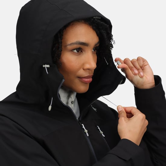 Regatta Womens/Ladies Britedale Wasserdichte Jacke (Schwarz) - Image 5