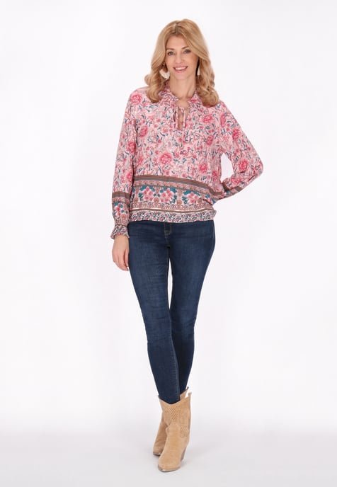 usha Bluse Frauen hellrosa mehrfarbig - Image 2