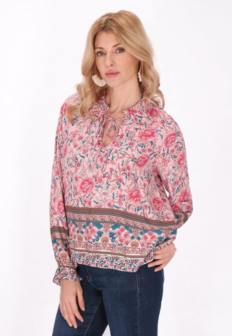 usha Bluse Frauen hellrosa mehrfarbig - Image 3