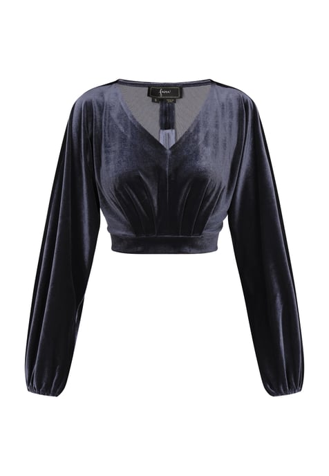 Faina Bluse Damen grau - Image 1