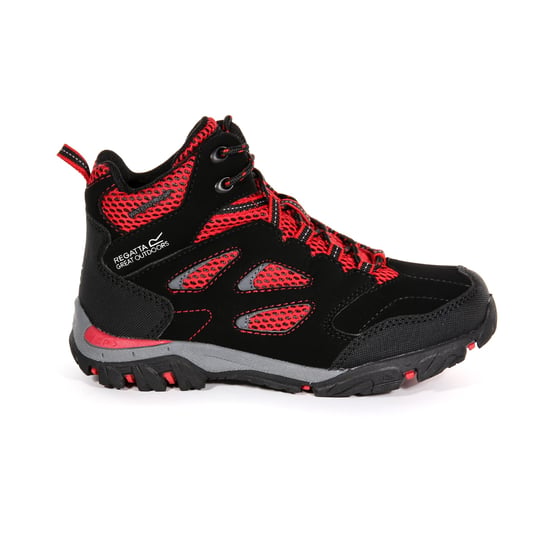Regatta Kinder Wanderstiefel Holcombe IEP Junior (Schwarz/Rot) - Image 2