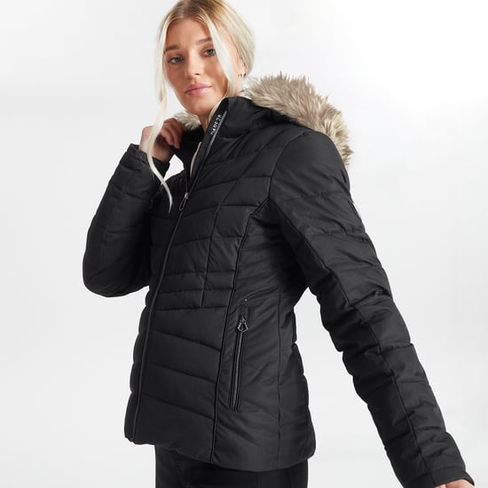 Dare 2B - "Glamorize II" Skijacke für Damen (Schwarz/Natürlich) - Image 4