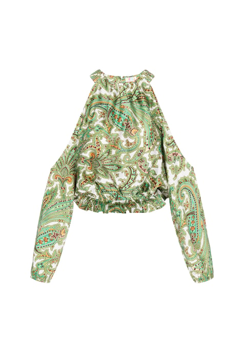 IZIA Bluse Frauen grün mehrfarbig - Image 1
