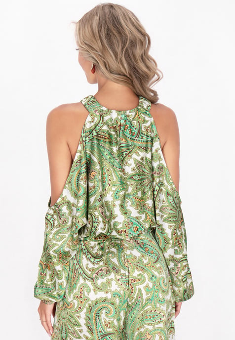 IZIA Bluse Frauen grün mehrfarbig - Image 4