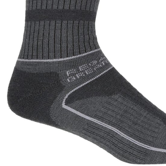 Regatta Womens/Ladies Samaris 3 Season Boot Socks (Briar Grey/Light Steel) - Image 3