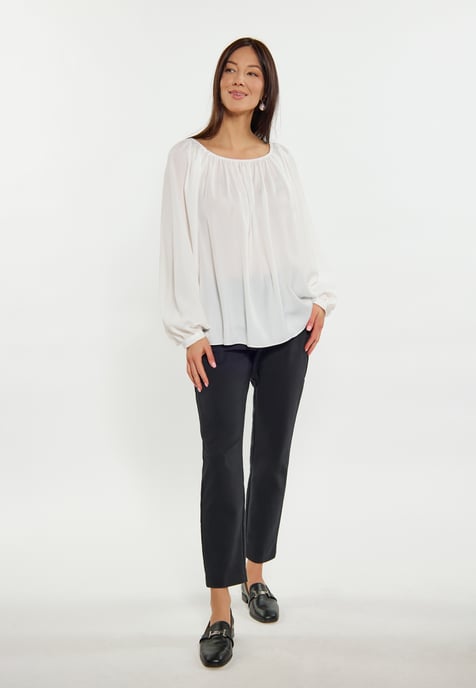 usha Bluse Damen Wollweiß - Image 2
