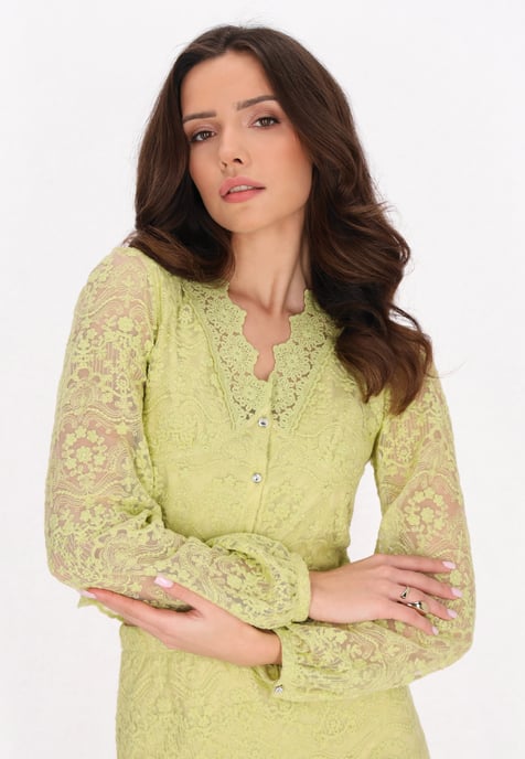 Faina Bluse Frauen Grün - Image 3