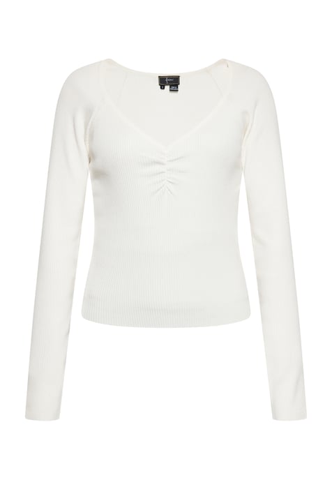 Faina Bluse Damen Wollweiß - Image 1