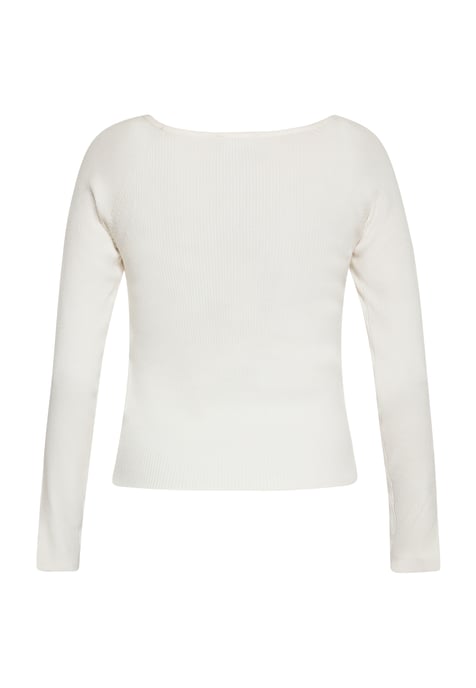 Faina Bluse Damen Wollweiß - Image 5