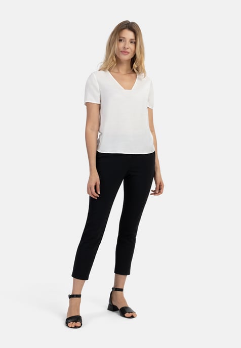 usha Blusenshirt Damen Wollweiß - Image 2