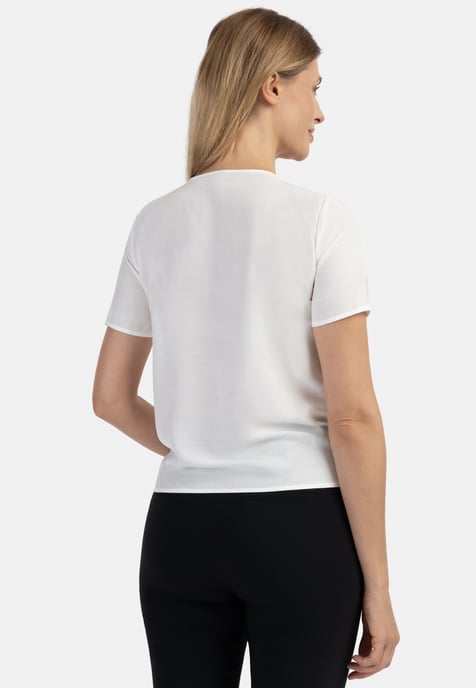 usha Blusenshirt Damen Wollweiß - Image 4