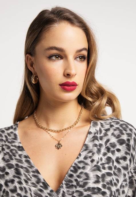 Faina Bluse Damen grau - Image 5