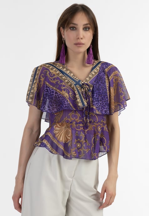 Faina Bluse Damen Flieger - Image 3