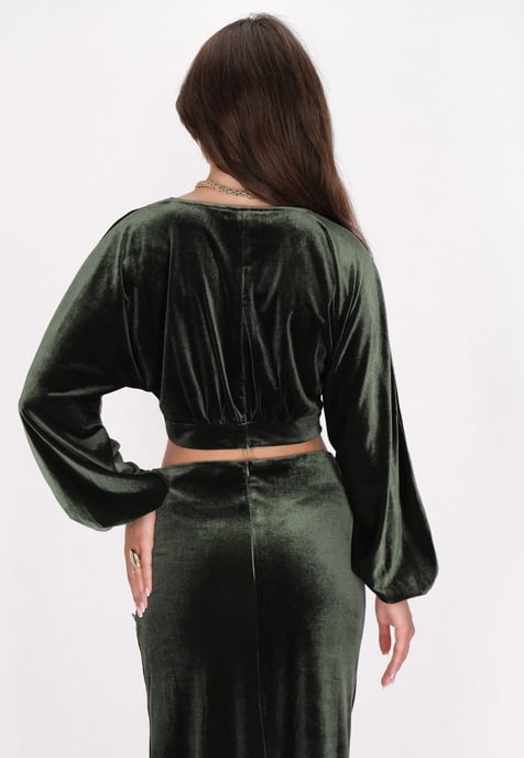 Faina Bluse Damen grün - Image 4