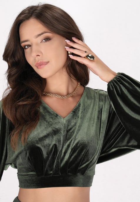 Faina Bluse Damen grün - Image 5