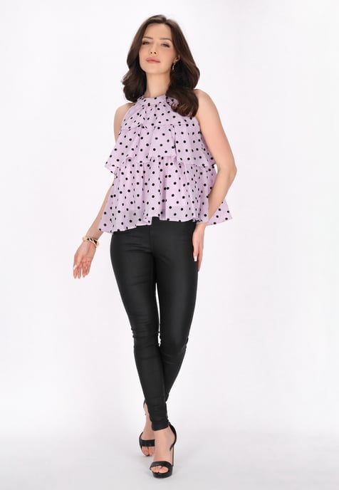 Faina Bluse Frauen lila - Image 2