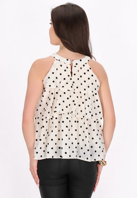 Faina Bluse Frauen Creme - Image 4