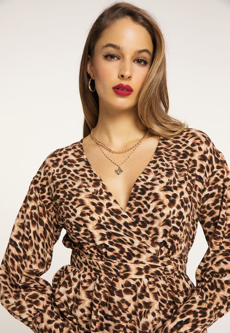 Faina Bluse Damen braun - Image 5