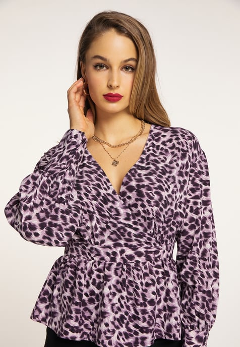 Faina Bluse Damen lila - Image 5