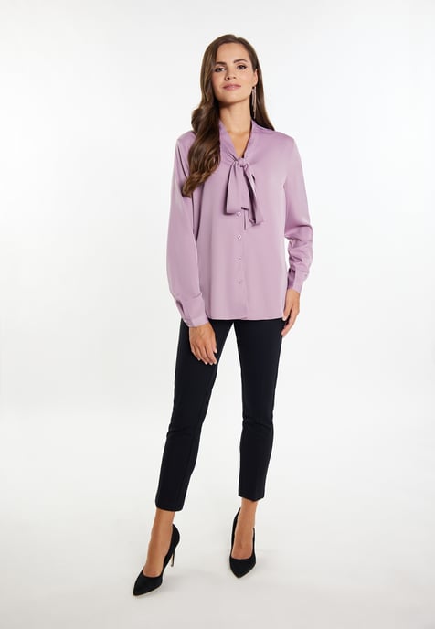 Faina Schluppenbluse Damen Mauve - Image 2