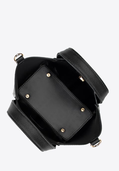 Wittchen Mini-Etui für Damen aus schwarzem Kunstleder mit herausnehmbarem Beutel - Image 5