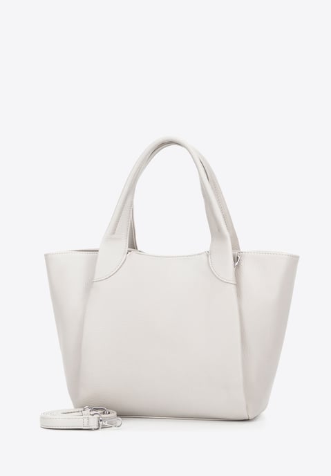 Wittchen Damenkoffer aus Öko-Leder, cremeweiß - Image 2